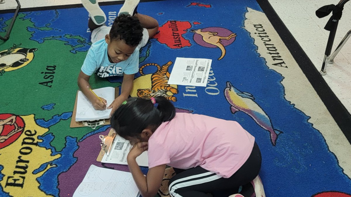 Anderson3rdPES's tweet photo. I am so proud of my firsties today!  They asked 4 questions and researched the answers about a community helper of their choice.  Tomorrow we start drafting our expository essays!  #cwesisthebest #wonders @CogburnWoodsES #andersonfirsties https://t.co/8KsfYtH6h4
