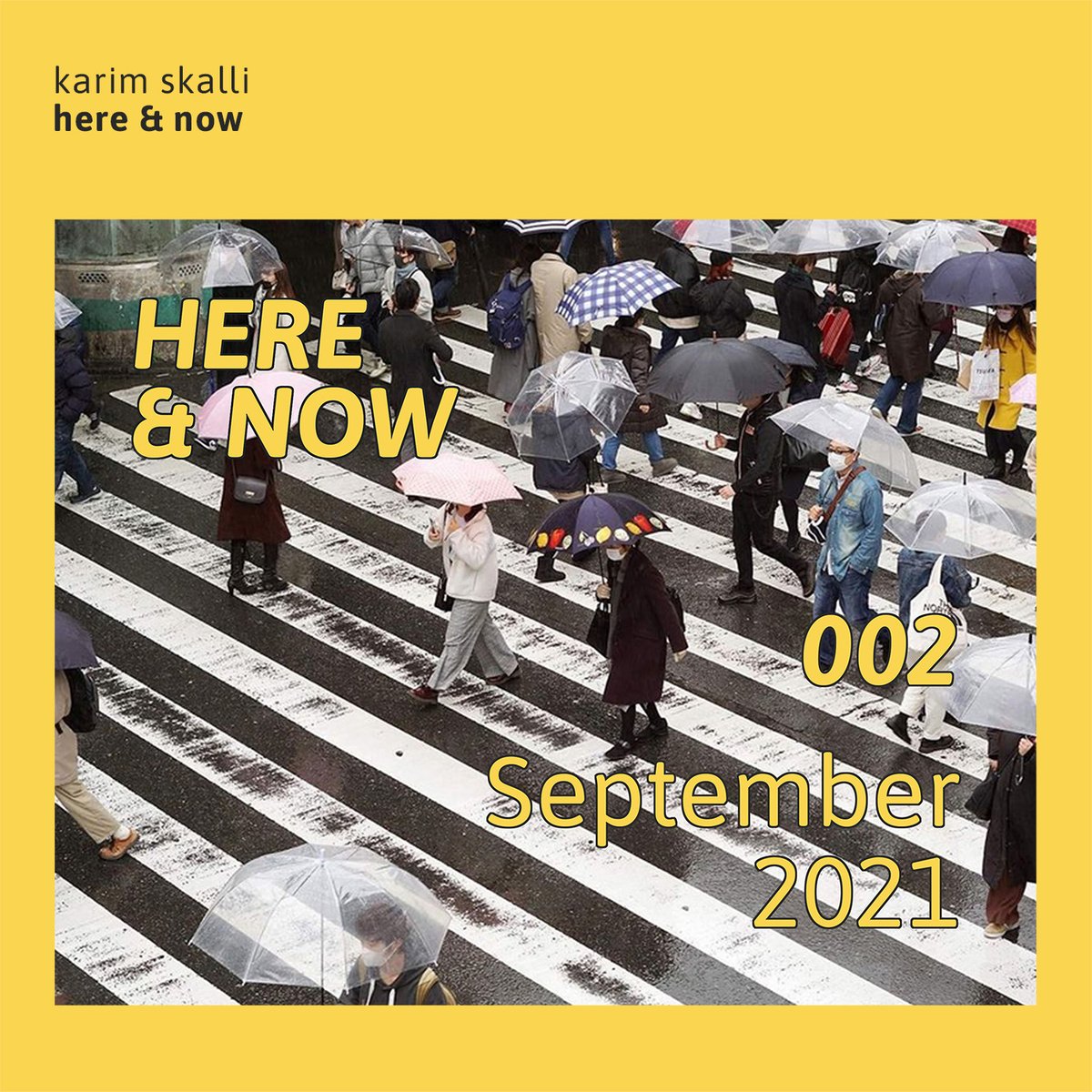 In the first year of Here &amp; Now we've featured 140 artworks by 104 artists in our monthly blogs. Issue 002, cover image by Karim Skalli. Thank-you to all the artists who let us feature their work; Here &amp; Now is a celebration of your creativity 💛 

minimalstate.co.uk/blog/here-and-…