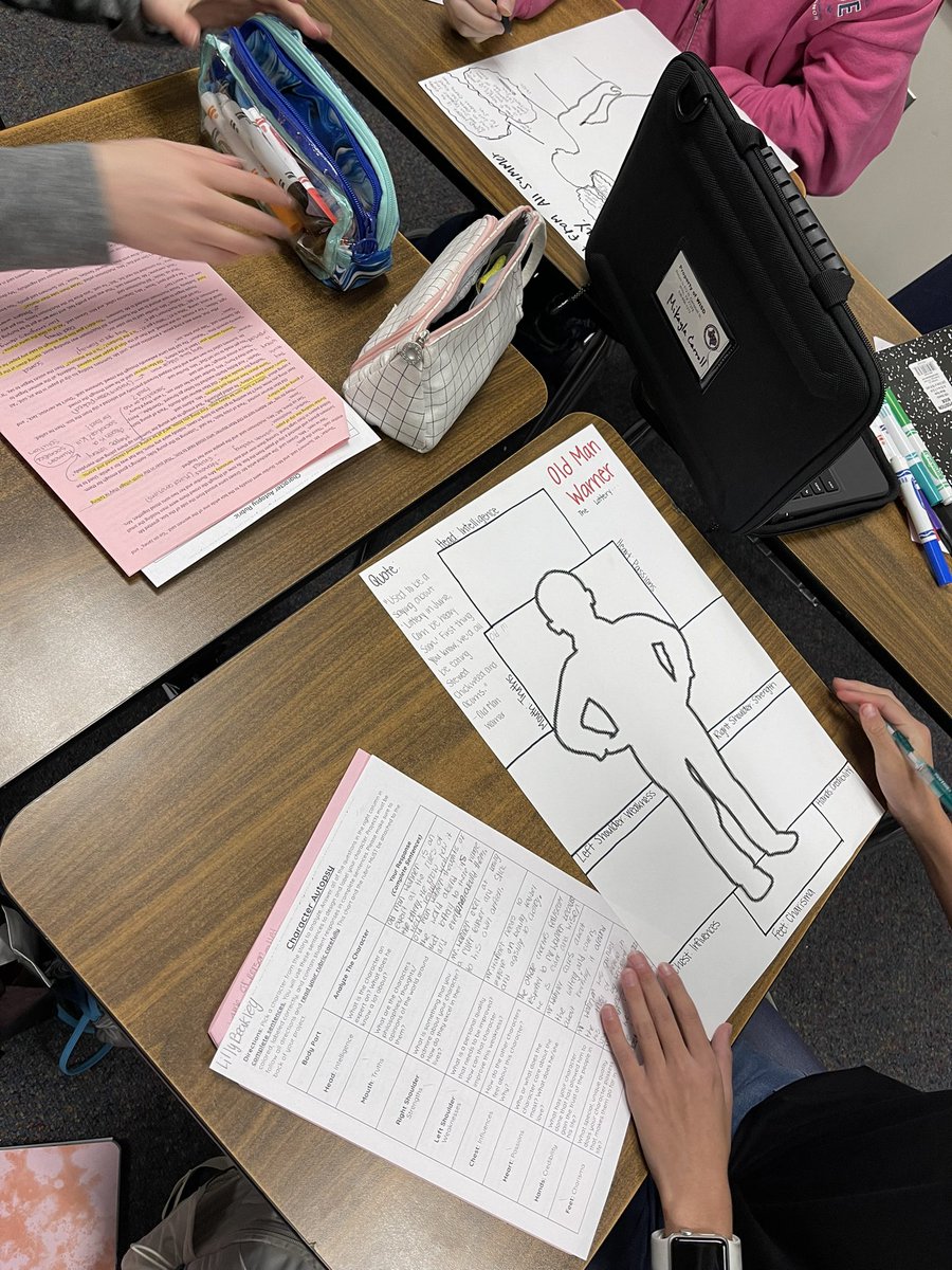LBeamEngTeacher's tweet photo. Ss starting characterization projects! Can’t wait to see final results! #RLA #ReadWithAPurpose #Peer2Peer @WISDBrabham https://t.co/WglqD7DFBz