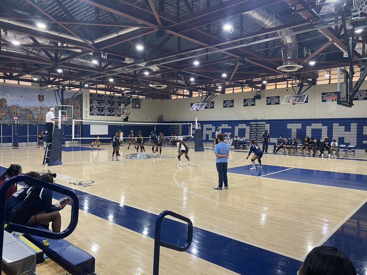 Largo 🏐. First home match of the season. Let’s go Lions!