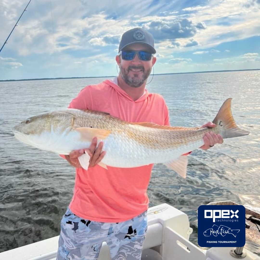 Now that is what we call a trophy Red Drum🐟

Currently, it's a close competition between the top 3 teams - Team Rapidscale, Team Open Systems, and Team Tierpoint. Follow live scoreboard updates: bit.ly/3TPikMr
