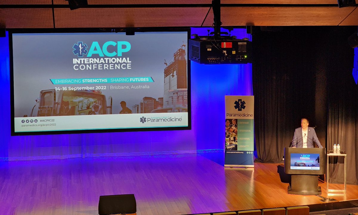 simonehaigh's tweet photo. @ryanlovett opening the @ACParamedicine conference. The first time in 3 years. #ACPIC22 https://t.co/7VDhYnyQDT