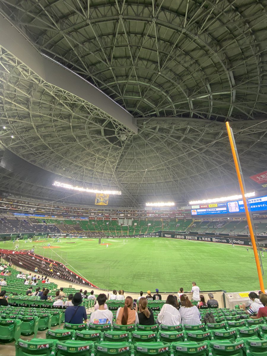 昨日のライオンズ戦
車で2時間半かけてドームへ！
試合のテンポ良すぎて、日付変わる前に帰れました👍
