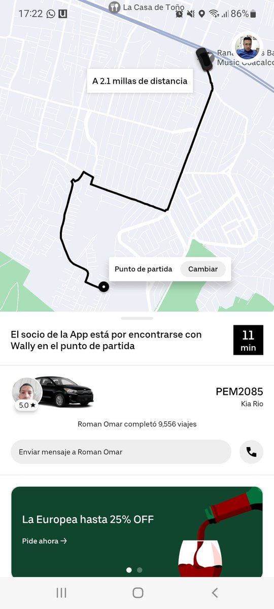 man_assongo's tweet photo. @Uber_Support que se hacen estos casos?? https://t.co/QEUKO78jxY