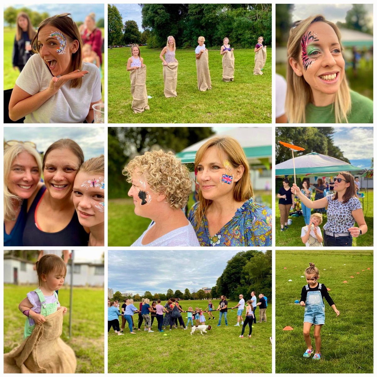 BCRMFertility's tweet photo. The @BCRMFertility team attended their yearly Sports Day event on 11th September 🤩🏃👟🌳🌥🥇🎖🎊💜 staff and their families enjoyed a fabulous afternoon of games, tug of war & face painting
#teamsthatplaytogetherstaytogether #teamBCRM #bristol #bristoldowns #fertility #ivf https://t.co/st9iOHFBGY