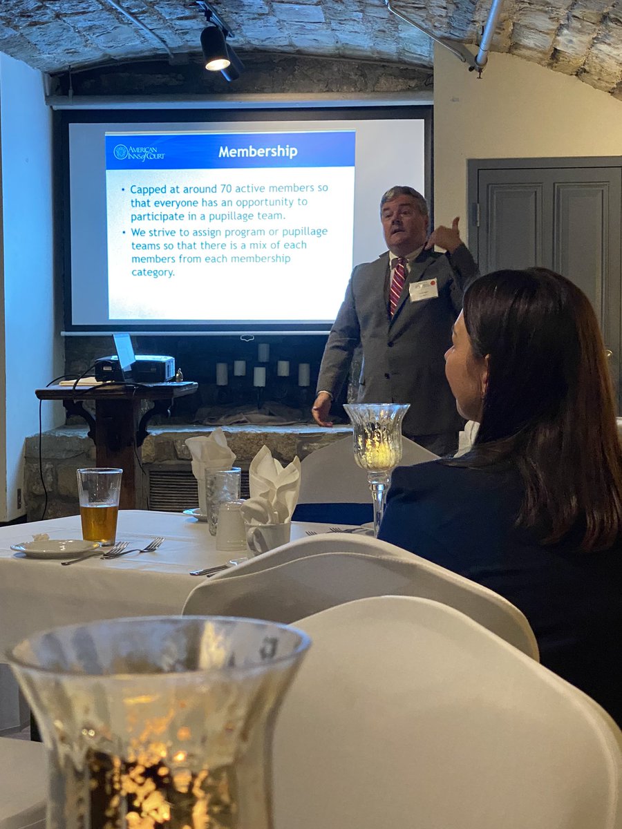 MoyerInnofCourt's tweet photo. Thanks to Scott Stitt @tuckerellis for presenting an orientation to our new members! https://t.co/RyNB3ZSeJK