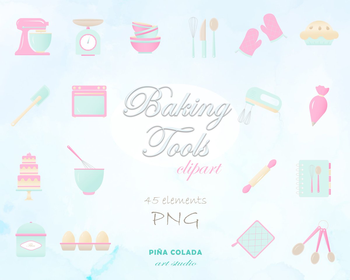 geoberliner's tweet photo. New Baking Clipart!  It includes: Tools, Mixer, Scale, Oven, Spoons, Bakery, Ingredients, and more. Perfect for Instagram Highlight Covers, PNG format. https://t.co/BTjH5SO1eW via @Etsy 
#etsyshop #EtsySeller #etsy #bakingtools #clipart https://t.co/74VVma6qBt