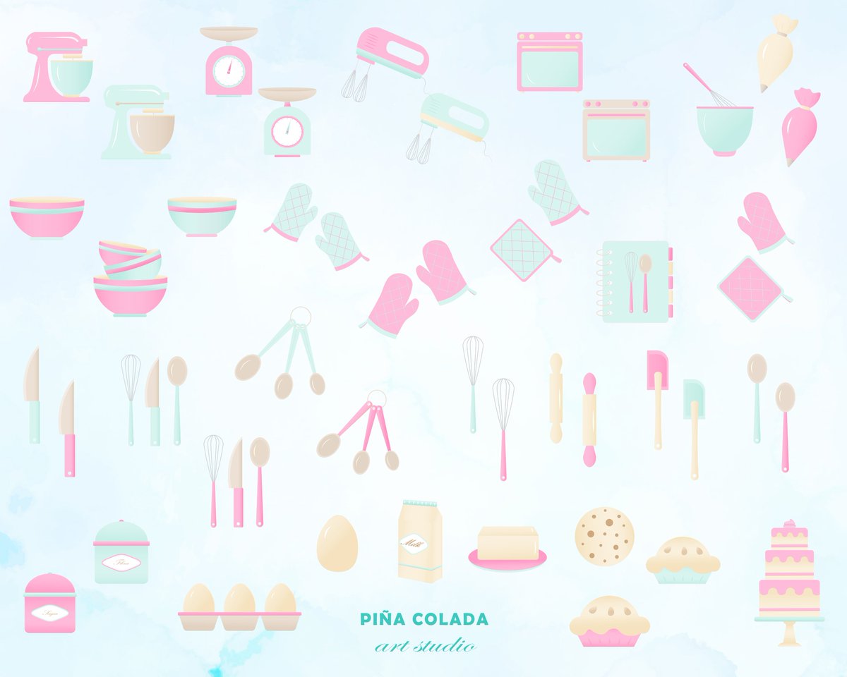 geoberliner's tweet photo. New Baking Clipart!  It includes: Tools, Mixer, Scale, Oven, Spoons, Bakery, Ingredients, and more. Perfect for Instagram Highlight Covers, PNG format. https://t.co/BTjH5SO1eW via @Etsy 
#etsyshop #EtsySeller #etsy #bakingtools #clipart https://t.co/74VVma6qBt