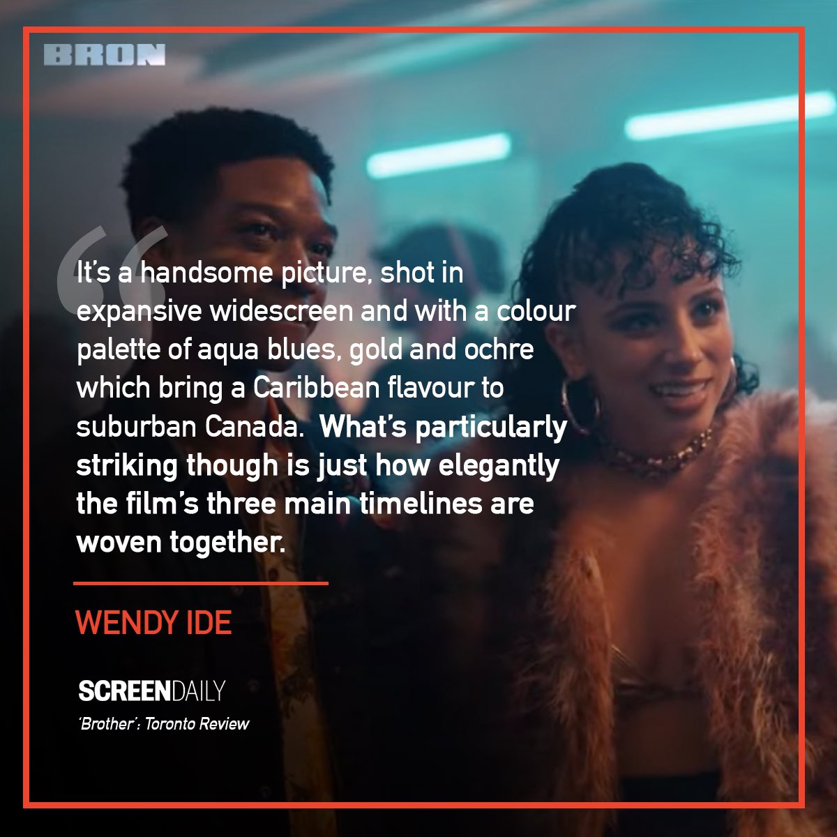 Wendy Ide from @Screendaily couldn't have said it better. @brother_movie is 'a rich and satisfyingly textured piece of storytelling from Virgo' and we can't wait for the world to see it! 🎞