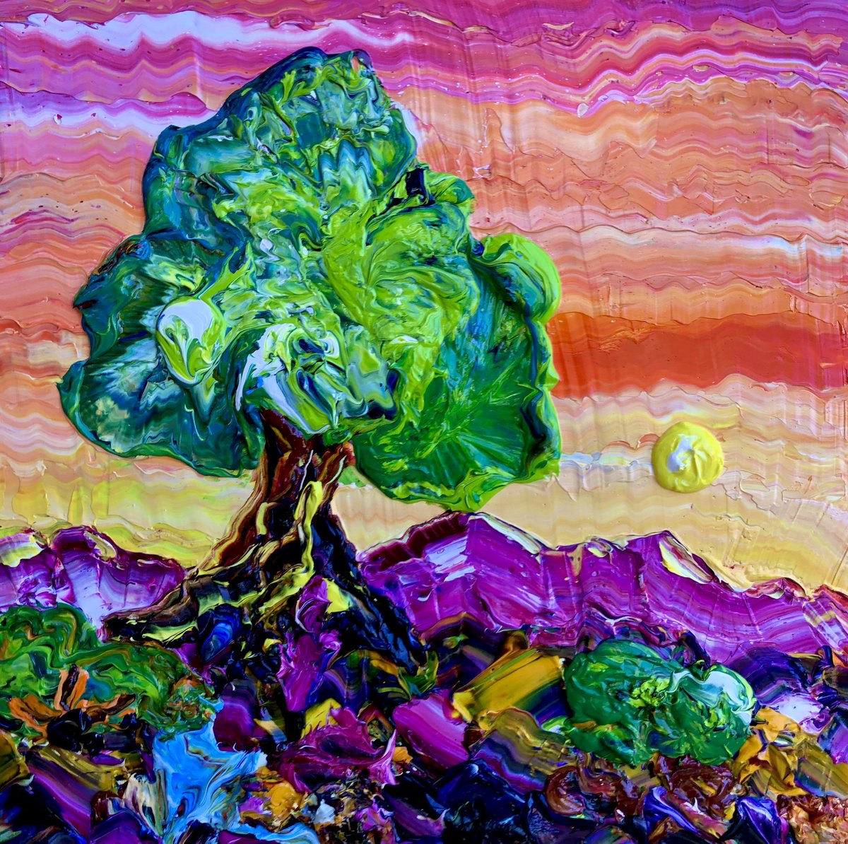 KRWGallery's tweet photo. “Dawn” 10x10” Oil on panel by Kevin Winger. $595 shipped dm for details. https://t.co/E7A8wc3DSV