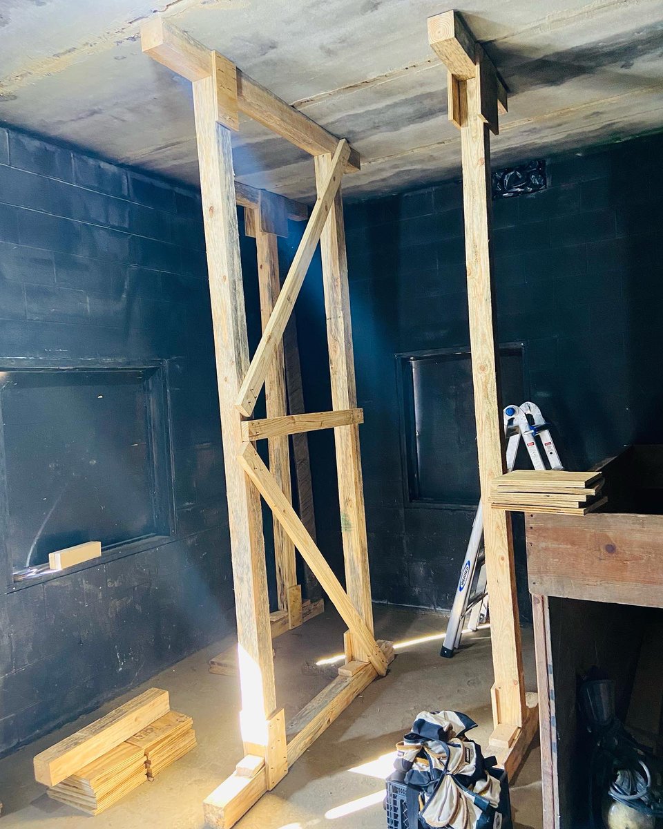IlowiteJason's tweet photo. Great couple days in Danville with VDFP doing emergency building shoring. https://t.co/yBEAfu0Cto