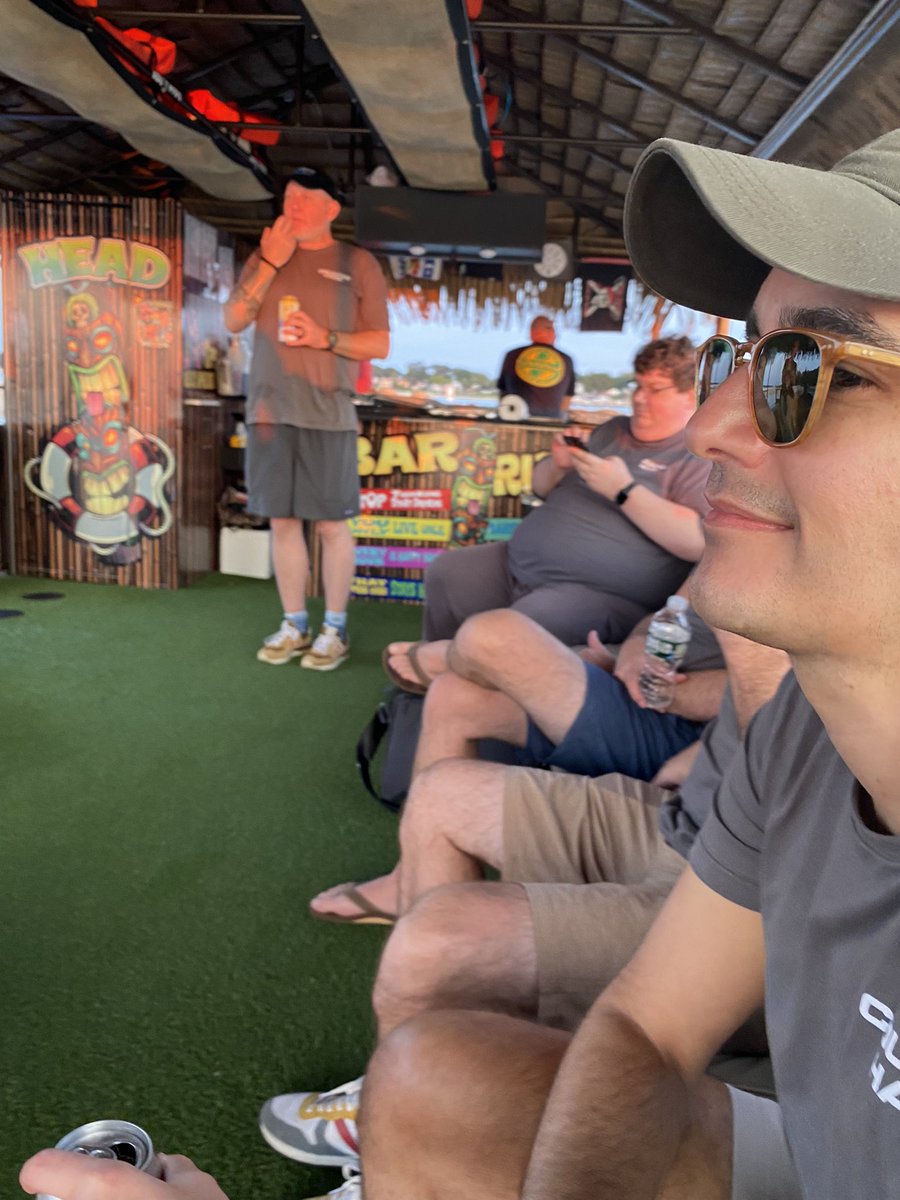 edskoudis's tweet photo. A Chris Elgee concert with singalong at sunset for all of @CounterHackSec.  But now I’m just showing off. https://t.co/qyRvlpDLZZ