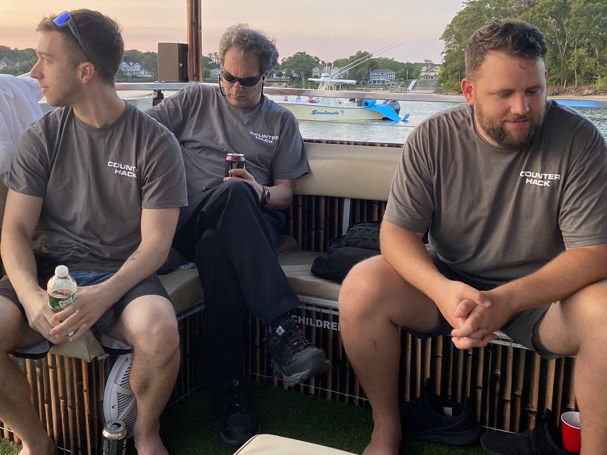edskoudis's tweet photo. A Chris Elgee concert with singalong at sunset for all of @CounterHackSec.  But now I’m just showing off. https://t.co/qyRvlpDLZZ