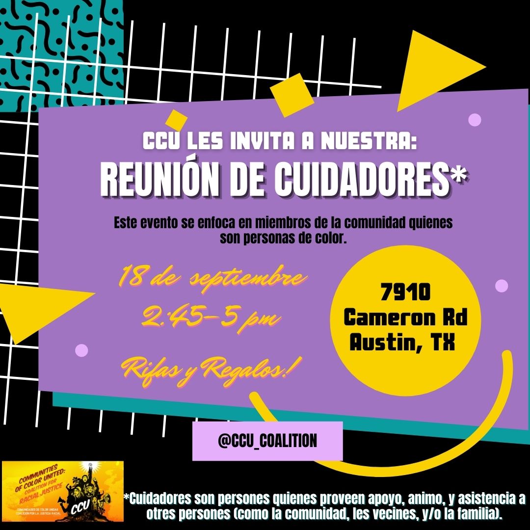 ccucoalition's tweet photo. We will see you THIS SUNDAY at 7910 Cameron Rd! To RSVP: https://t.co/Sqa1XPhA71
 
Nos vemos ESTE DOMINGO en 7910 Cameron Rd! Para confirmar su asistencia: https://t.co/Sqa1XPhA71 https://t.co/wmp6yGJkZ5