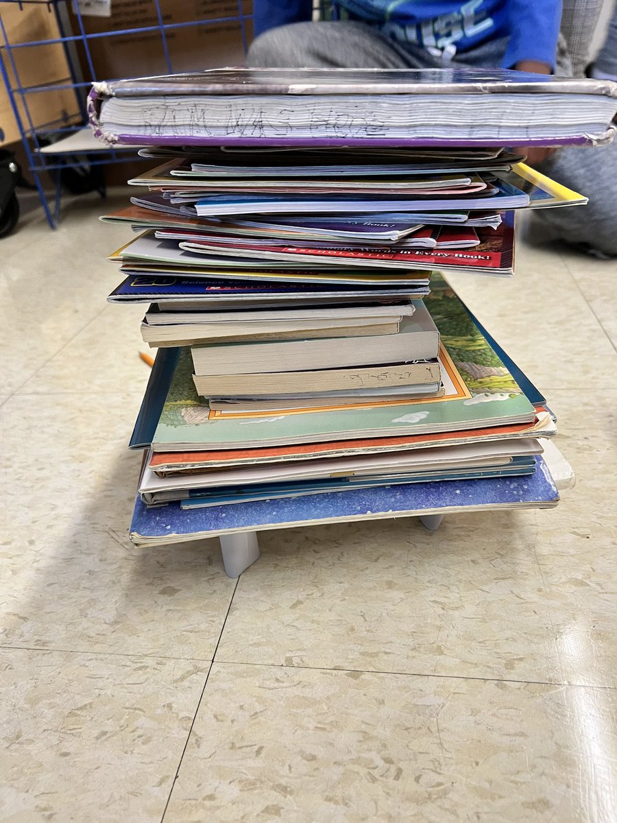 Jenny Brouwers (@msjbrouwers) on Twitter photo Some fun competition between the <a href="/DeshayeCatholic/">Deshaye Catholic</a> grade 3/4 and 4/5s today to see who could create a structure that could hold the most books without collapsing! Some fun competition between the <a href="/DeshayeCatholic/">Deshaye Catholic</a> grade 3/4 and 4/5s today to see who could create a structure that could hold the most books without collapsing!