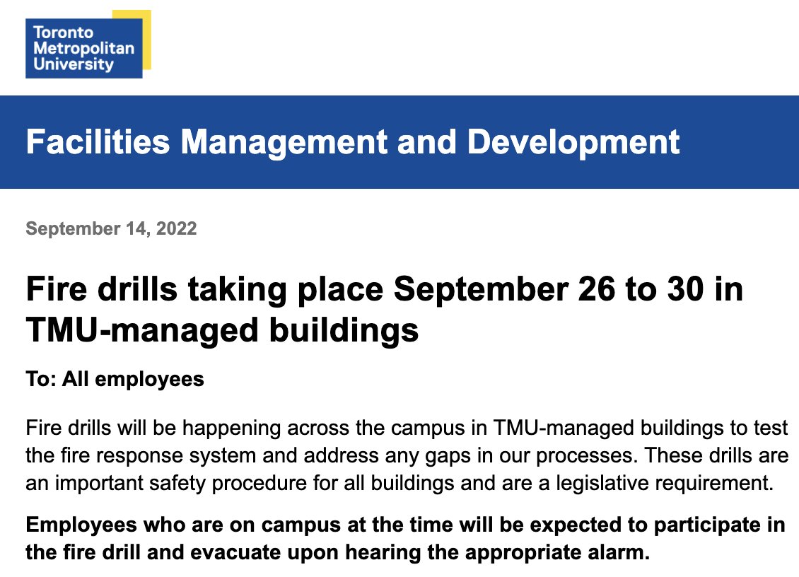National Day for Truth and Reconciliation also just for pretend, <a href="/TorontoMet/">Toronto Metropolitan University</a>? Given that the Indigenous community will be gathering on campus that last week of September, this is a pretty bad look.