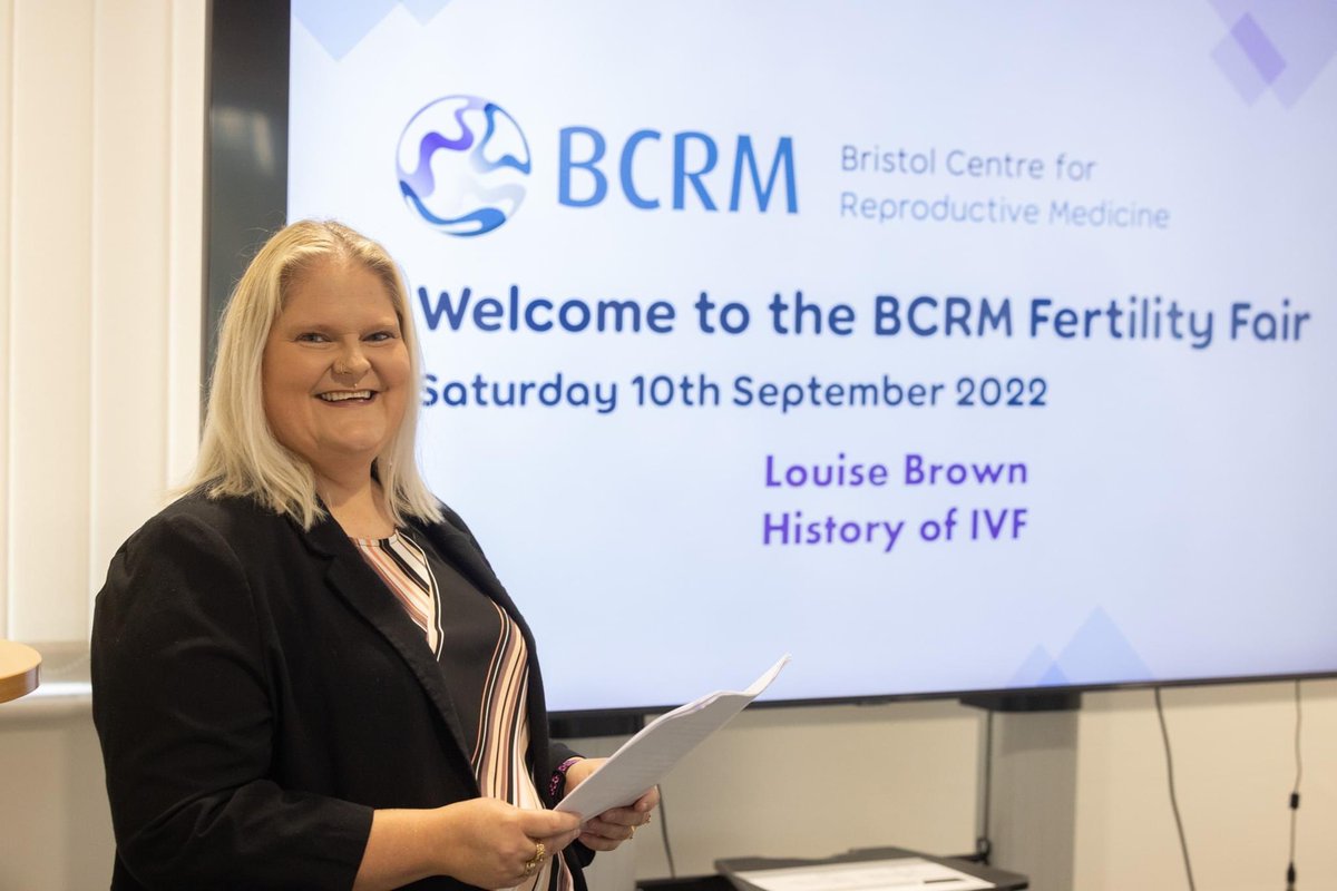 BCRMFertility's tweet photo. The @BCRMFertility #FertilityFair on Saturday 10th September had a very special presenter π€©
The first presentation at the first #BCRMFertility Fair was given by the #worldsfirstIVF baby ! @LouiseJoyBrown
@PaulGillisphoto
#fertilityclinic #IVF #ttc #fertility https://t.co/nGa7cyD6Gv
