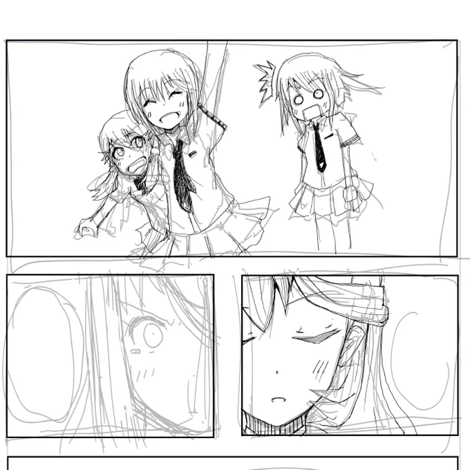 芦原かしましーず。背景描き切れる気がしねぇ。 