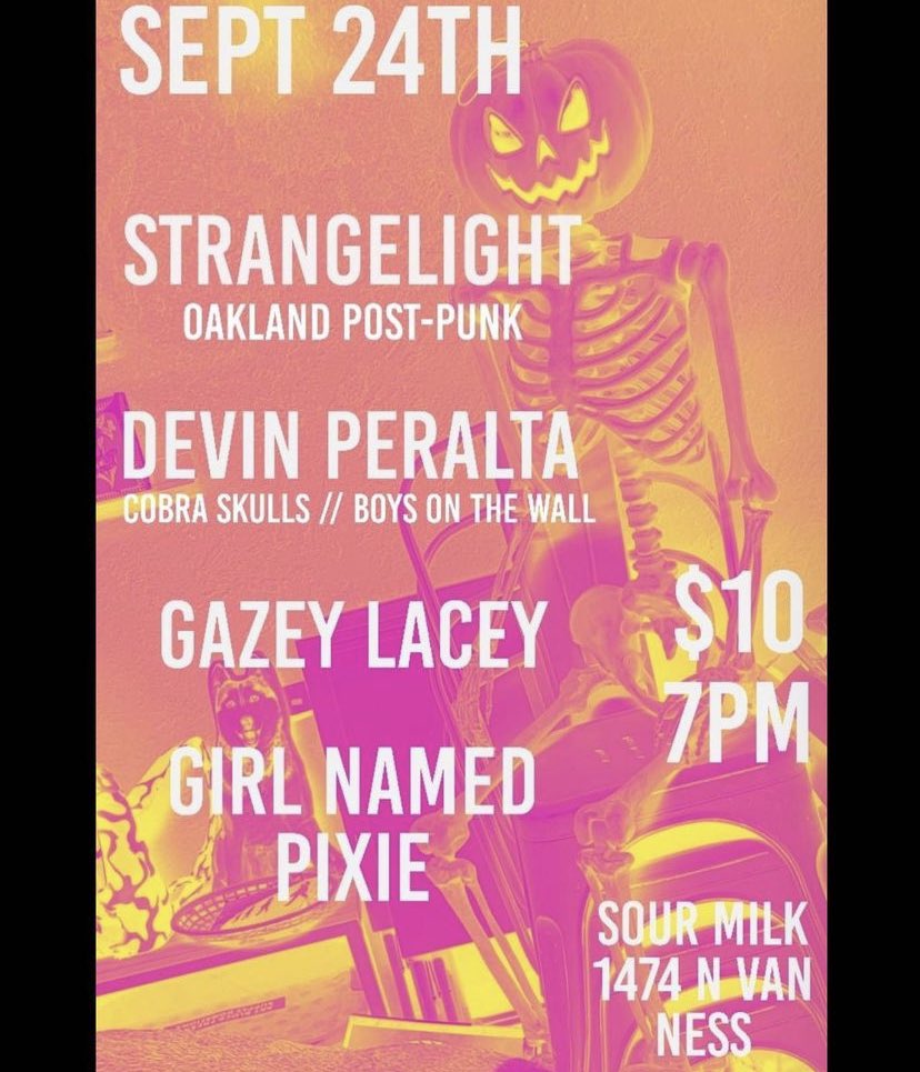 girlnamedpixie's tweet photo. Next saturday September 24th we will be performing alongside some great artists at Sour Milk in Tower District!
See you all there! https://t.co/YFC62B44Yb