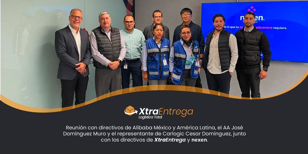 XtraEntrega's tweet photo. #Soluciones exclusivas e integrales solo en #XtraEntrega. Los directores de #Alibaba, son testigos de este hecho. 👍Infraestructura estratégica, maquinaria especializada y personal certificado. 📈✅
#AIFA #logistica #almacenaje #importacion #marketplace #Mesajería #paqueteria https://t.co/QP8sBOuy6O