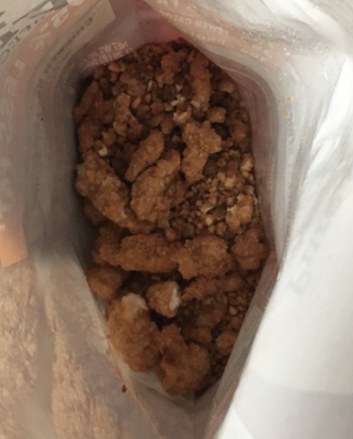 brianleitten's tweet photo. @TysonBrand Love your air fried line of chicken products - superior to any others BUT this is unacceptable quality - crushed pieces and breading https://t.co/DNcr70qBLp