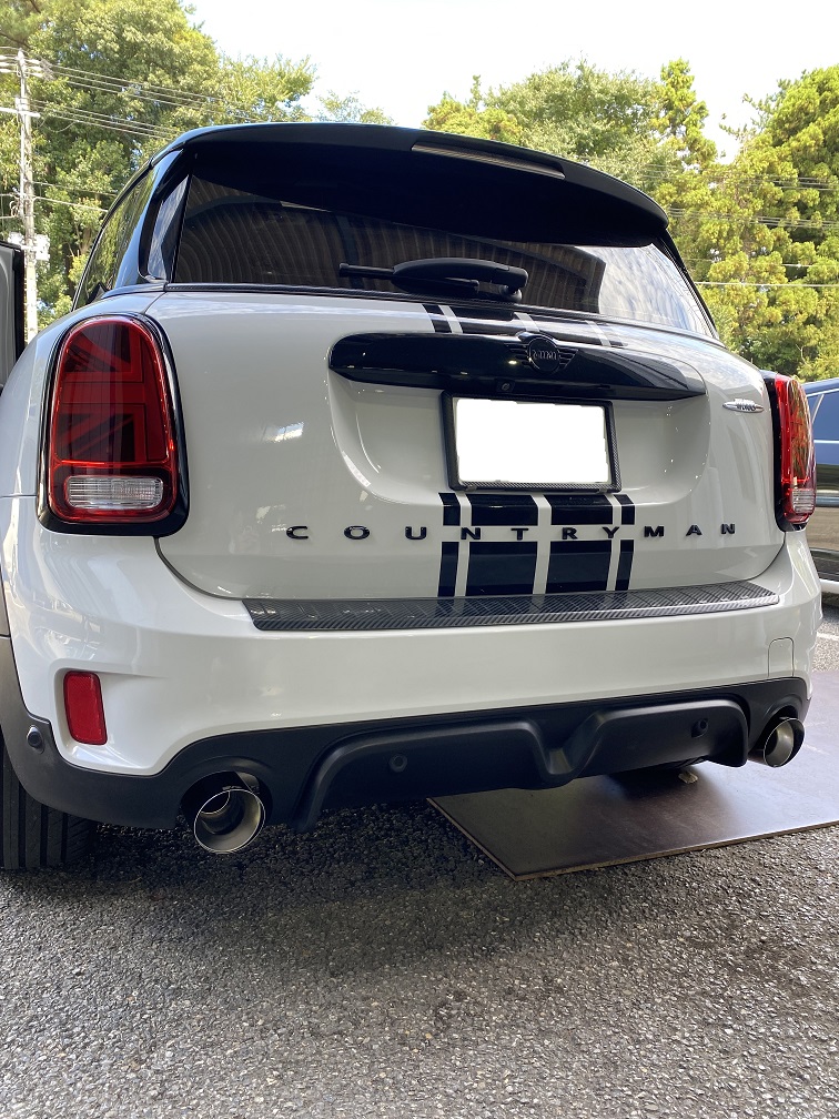 sevenknotmini's tweet photo. こんにちは！セブンノット野田店です。
ミニ F60 JCW クロスオーバー へ、BMCフィルターとレムスマフラー を取付ました！

#mini #bmwmini #minicrossover #minijcw #f60 #minicustom #sevenknot #muffier #f54 #f55 #f56 #f57 #ミニクロスオーバー #マフラー交換 #千葉県 #野田市 https://t.co/hsKUs5G0zJ