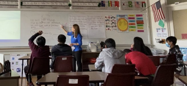 DrCarolSalva's tweet photo. Super fun to be back in the classroom in @LiteracyOps!
#Newcomers & #SLIFE come with such rich backgrounds!
#CoCreatedText
#BeyondLEA
#BoostingAchievement https://t.co/ZP3jIizbxZ