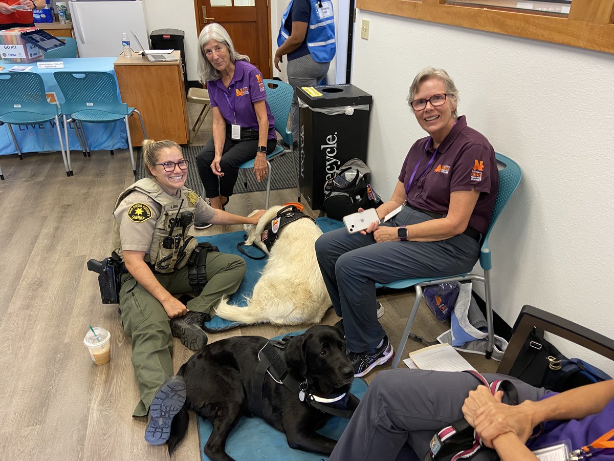 AlertSanDiegoCo's tweet photo. Thank you partners who helped @ReadySanDiego @JoelAndersonCA provide support to #border32fire survivors in Potrero, Monday.
More than 50 families received help from partners like @socal_redcross @SDGE and @TzuChiUSA 
Stay informed, follow @CALFIRESANDIEGO @SDSheriff https://t.co/e4zIkX1ERC