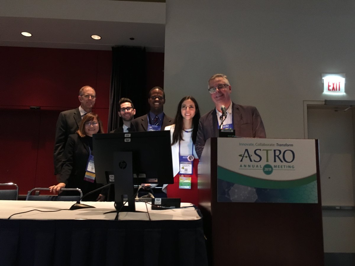 TheDrWood's tweet photo. Proud to represent @RadoncUh on the first @ASTRO_org Early Career Committee! Special b/c my first #RadOnc meeting (#ASTRO16), first editorial board meeting & invited panel (#ASTRO19) & first national organization grant award all happened at ASTRO. Looking forward to more firsts! https://t.co/dz0AceXKyz