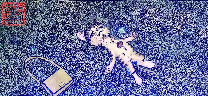 #絵描きさんと繫がりたい #秋の創作クラスタフォロー祭り#猫が好き 