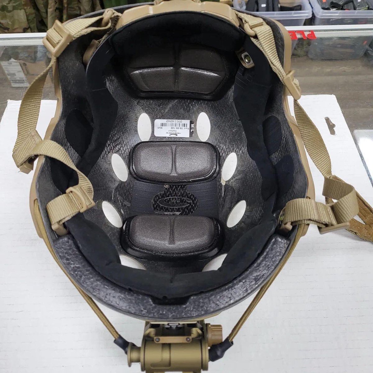 MK_gear_surplus's tweet photo. Just got in some cool guy Gear, Here is one of the items, will post more later. OpsCore Carbon Bump with Wilcox G30 Mount, Used. size M/L
#iykyk #coolguy #coolguygear #specialtacticssquadron #ftbraggnc #ftbragg #socom #jsoc #jtac #usasoc #silverbacksurplus
#cag #deltaforce https://t.co/mABCclvSHw