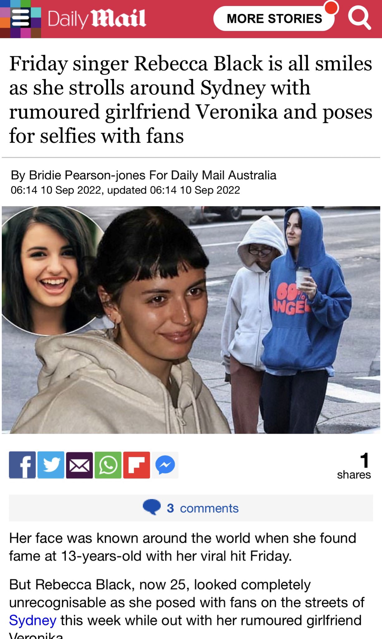 Rebecca Black on Twitter "daily mail why https//t.co/axsjy2FQe6