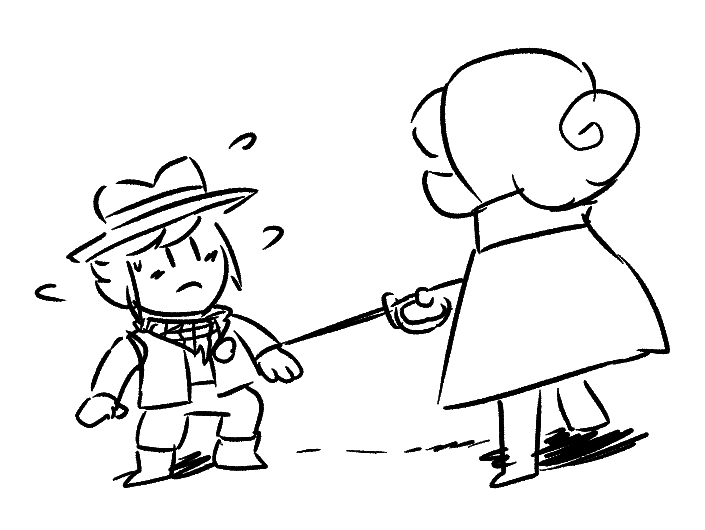 FmsDraws's tweet photo. Clover looks like they're in quite the struggle! Will they make it out of this conundrum in one piece??
#clover #UTYellow #UTRed #undertaleau https://t.co/WGQdNbtJJG