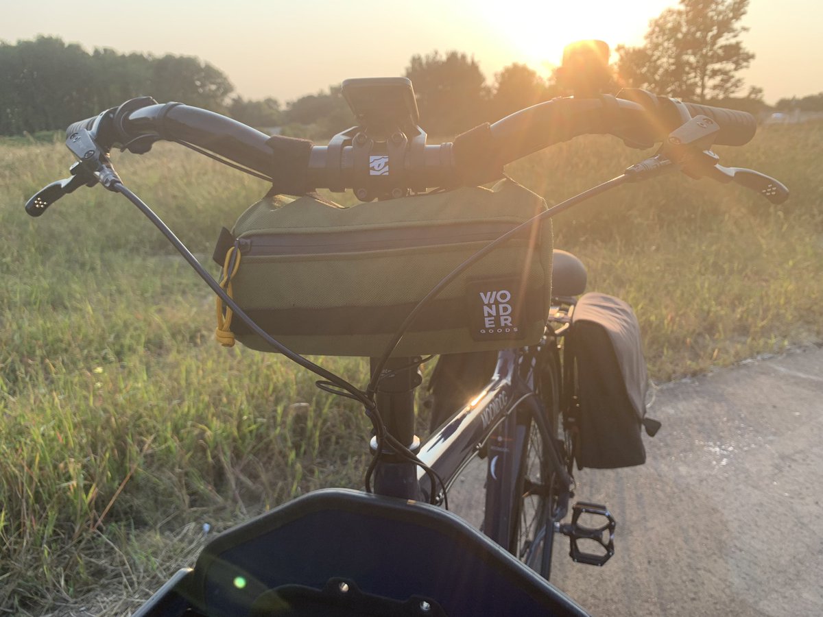 EngineerDustin's tweet photo. If youโre looking for a new handlebar, top tube, or stem bag that is functional, durable, and stylish check out Wonder Goods out of Grand Rapids, MI ๐ #BikeZoo https://t.co/SDevYDp9lB