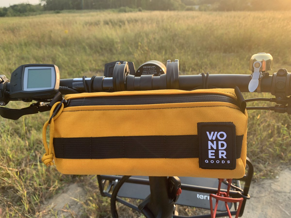 EngineerDustin's tweet photo. If youโre looking for a new handlebar, top tube, or stem bag that is functional, durable, and stylish check out Wonder Goods out of Grand Rapids, MI ๐ #BikeZoo https://t.co/SDevYDp9lB