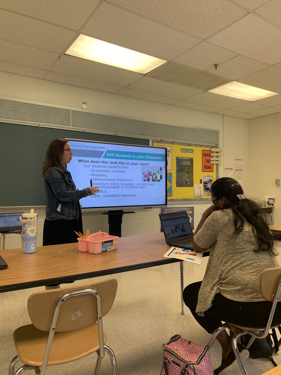 Gaithersburg_MS's tweet photo. GMS staff continue to learn how to meet the needs of all our students! https://t.co/ielm0t1dMo