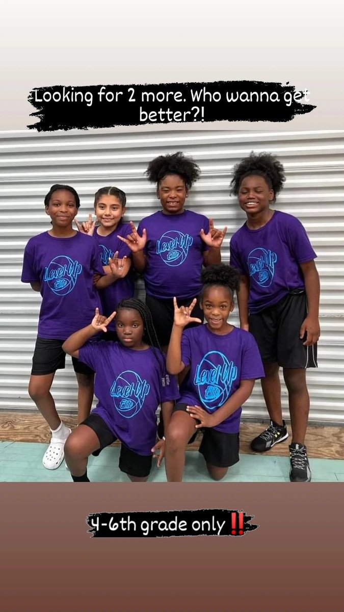 TapTraining4L's tweet photo. Just added another group โผ๏ธ
Introducing our 10/11u Girls. We already working see y'all this summer ๐๐พ
#LevelUpElite๐๐๐ค๐พ https://t.co/yN8ipKyPef
