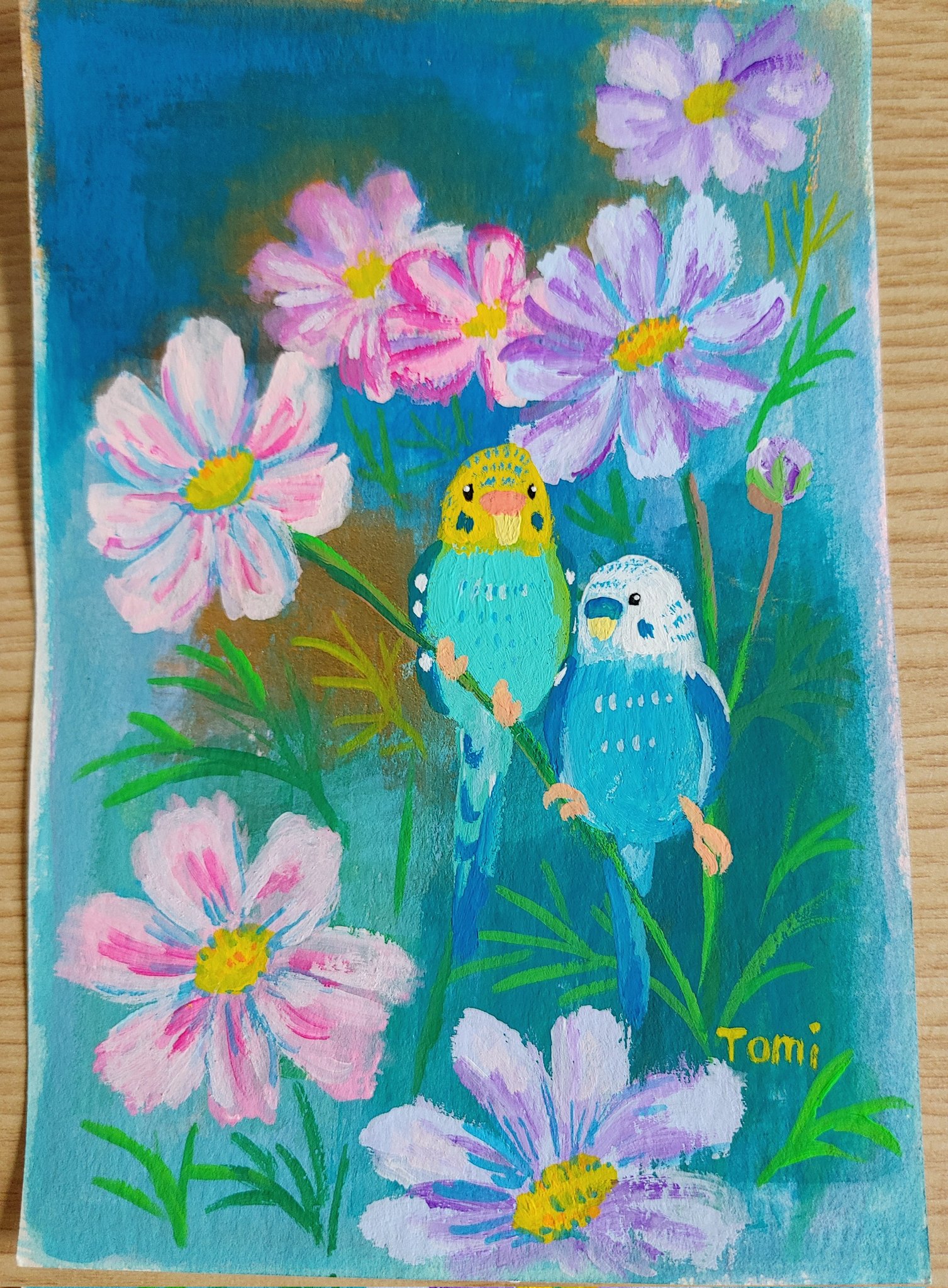 絵と刺繍 Tomi Naporipotto Twitter