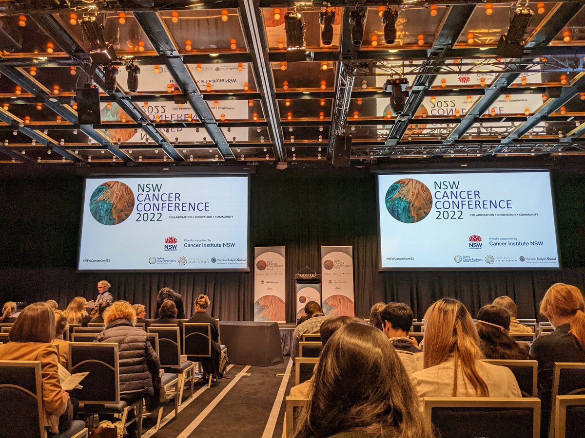 Here we go! #NSWCancerConf22
