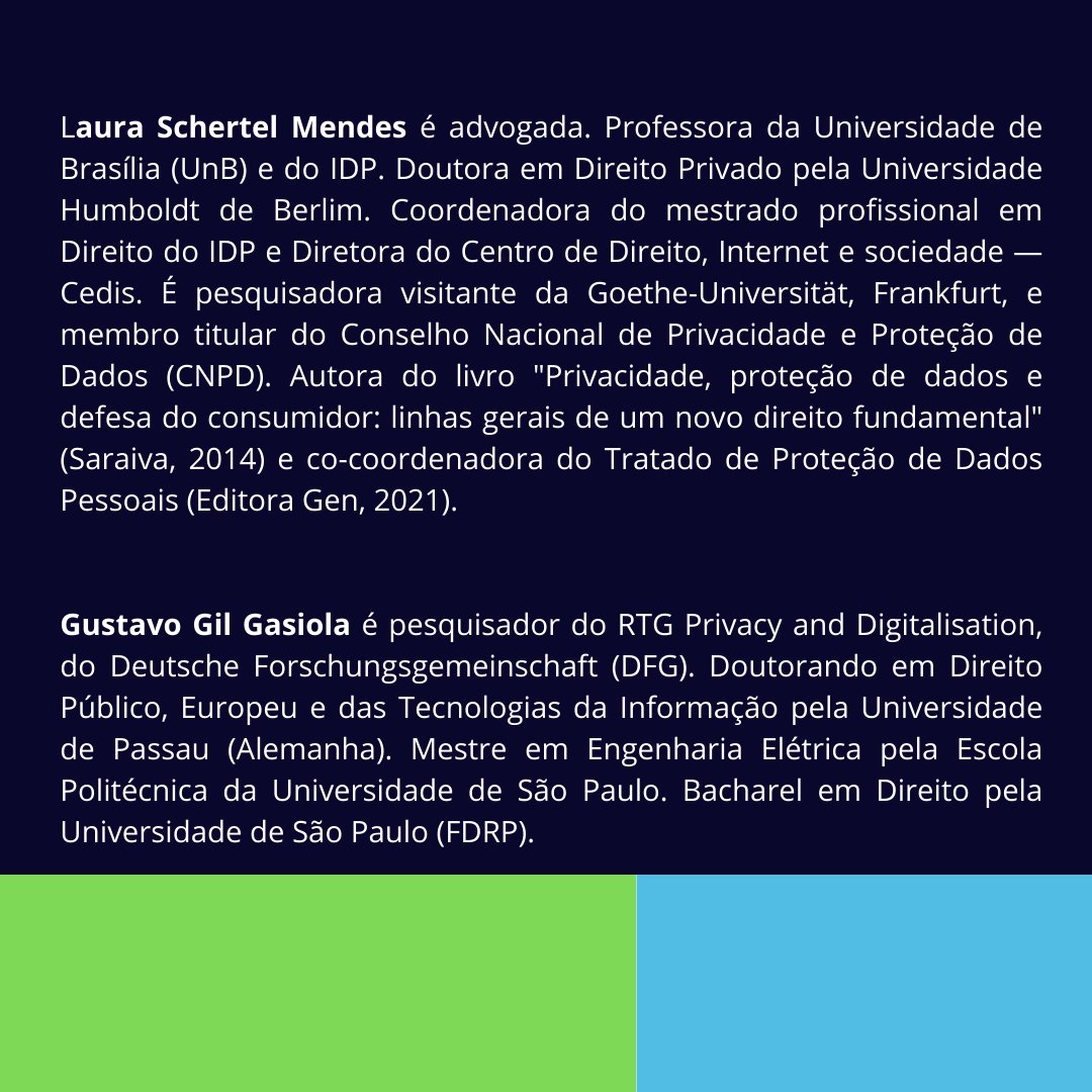 Publicado na Revista Consultor Jurídico, 14 de setembro de 2022, artigo que diz respeito ao compartilhamento de dados de 76 milhões de brasileiros do Denatran com a Abin, que iria se realizar, com base no Decreto 10.046/2019...

Continue a leitura:
conjur.com.br/2022-set-14/sc…