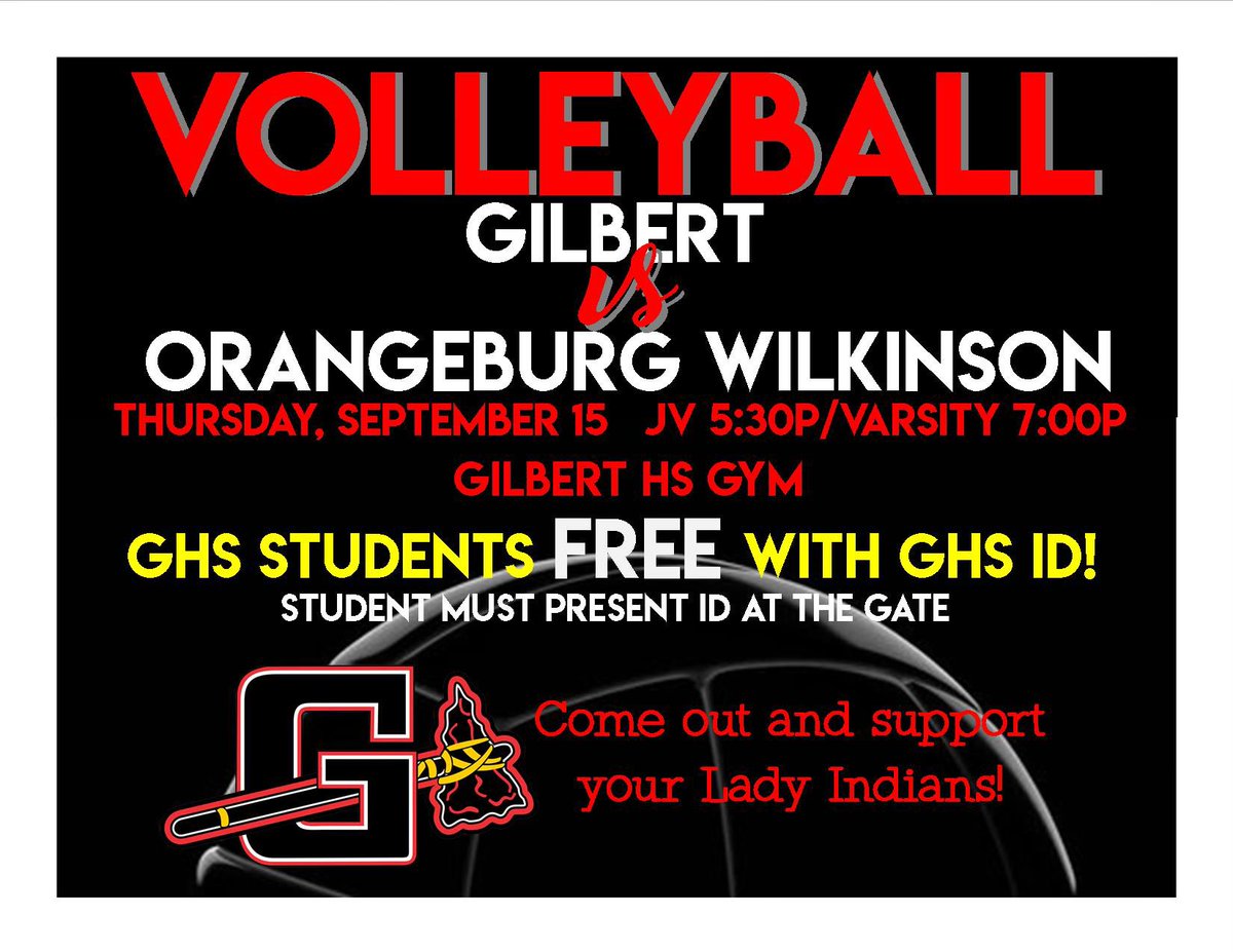 Let’s pack the gym tomorrow night for the region match up with OW!! #indianpride❤️🏐🖤<a href="/jshealy1318/">Jackie Shealy</a> <a href="/coachhendrix9/">Sandy Hendrix</a>