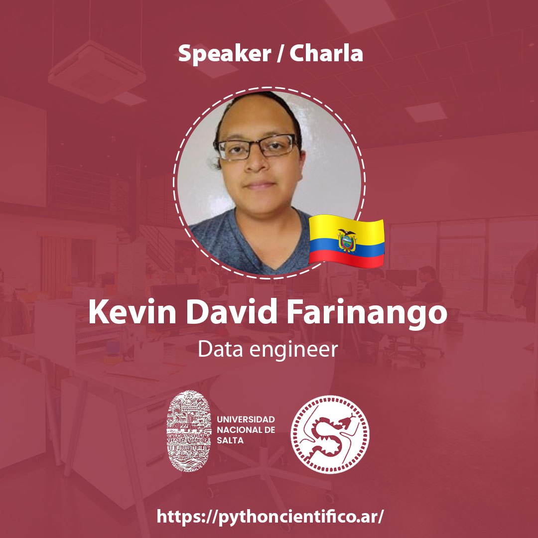 Kevin David Farinango será speaker en #ScipyLatam2022 con su charla "Entornos basados en jupyter para hacer ciencia de datos R, Julia, SciPy".

Conoce más sobre su trayectoria en: pythoncientifico.ar/speakers/2/

Registro gratis:👇
acortar.link/seg32N

#ScipyLatam
#Python🐍