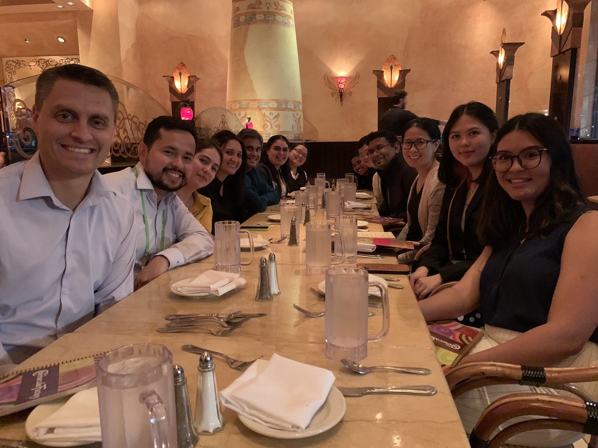 Another day in the books @AACR #AACRpan22. Great day of talks and posters featuring the best in #PancreaticCancer research including #healthequity, mouse to human translation, and cell state plasticity. Unwinding with the @Yale @YaleCancer contingent at @Cheesecake @Escobar_Lab