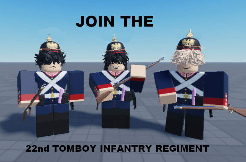 vozykovich's tweet photo. Please Welcome Prussia's New Regiment: The 22nd Tomboy Infantry Regiment!

(Franco-Prussia Shitpost)

#rr34 #rr34gay https://t.co/FhUEoJjwe5