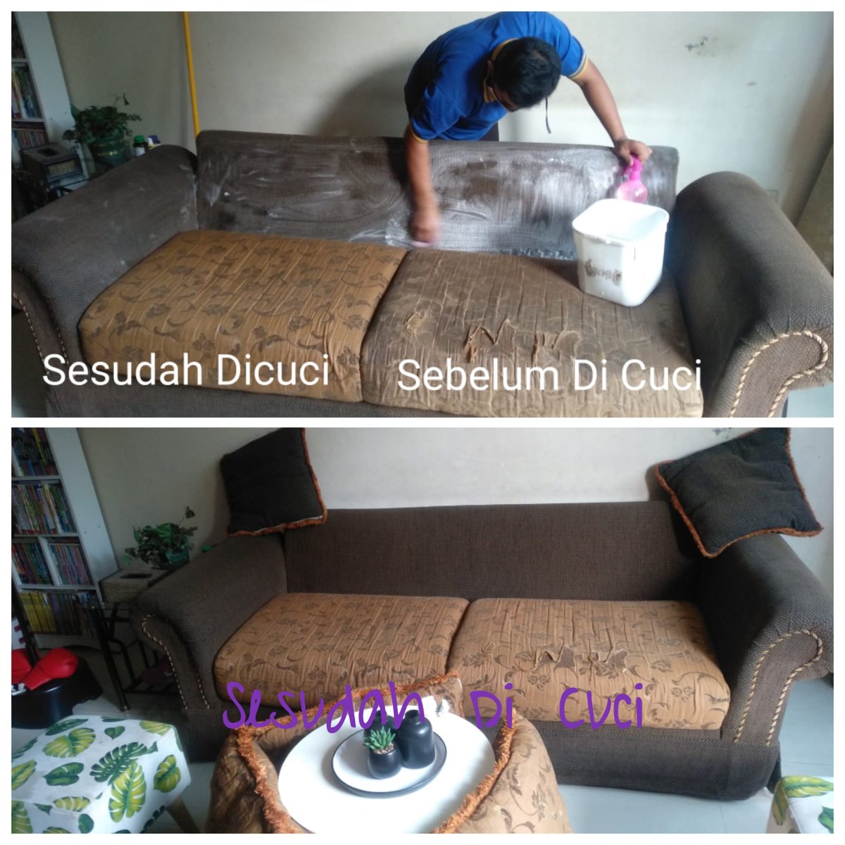 cucisofaamc's tweet image. Cemerlang Clean WhatsApp. 0812 2338 2020 : Sedang Mengerjakan Jasa Cuci Sofa di Daerah Tebet Jakarta Selatan.
cemerlangclean.com
#cemerlangclean
#jasacucisofa
#jasacucispringbed
#jasacucikursikantor
#jasacucijokmobil
#cucisofa
#cucispringbed
#cucikursikantor
