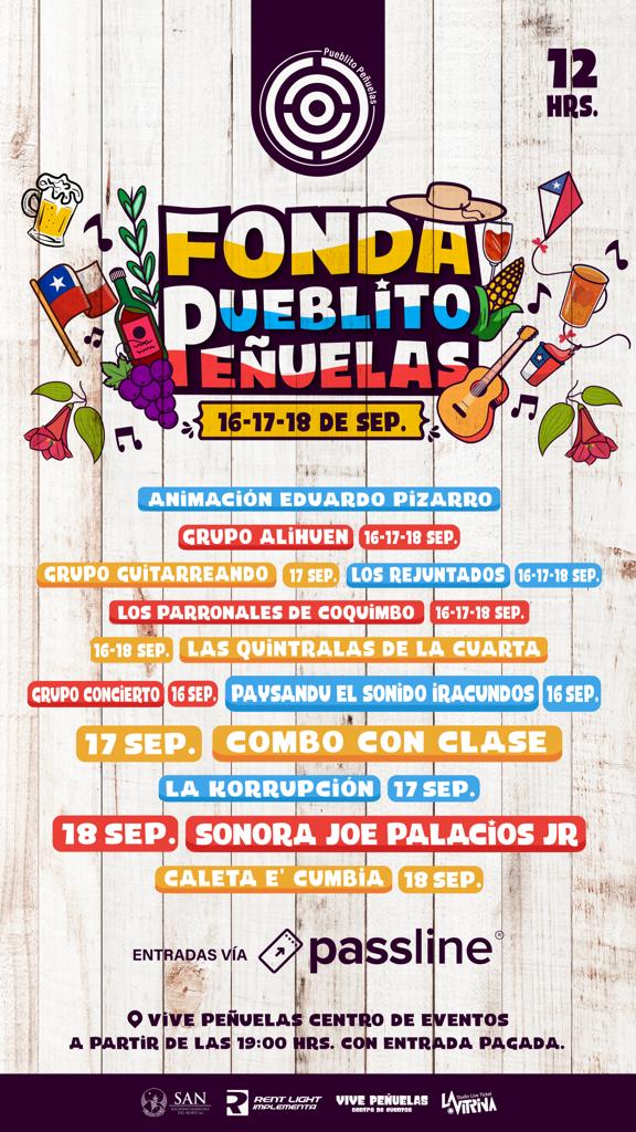 lavozdelnortecl's tweet photo. Un interesante panoramas para estas Fiestas Patrias 2022 lo pueden encontrar en el Pueblito de Peñuelas - Coquimbo. Acá todos los detalles. @vivepenuelas @rentlight @PassLineChile https://t.co/DpypZqoU6p