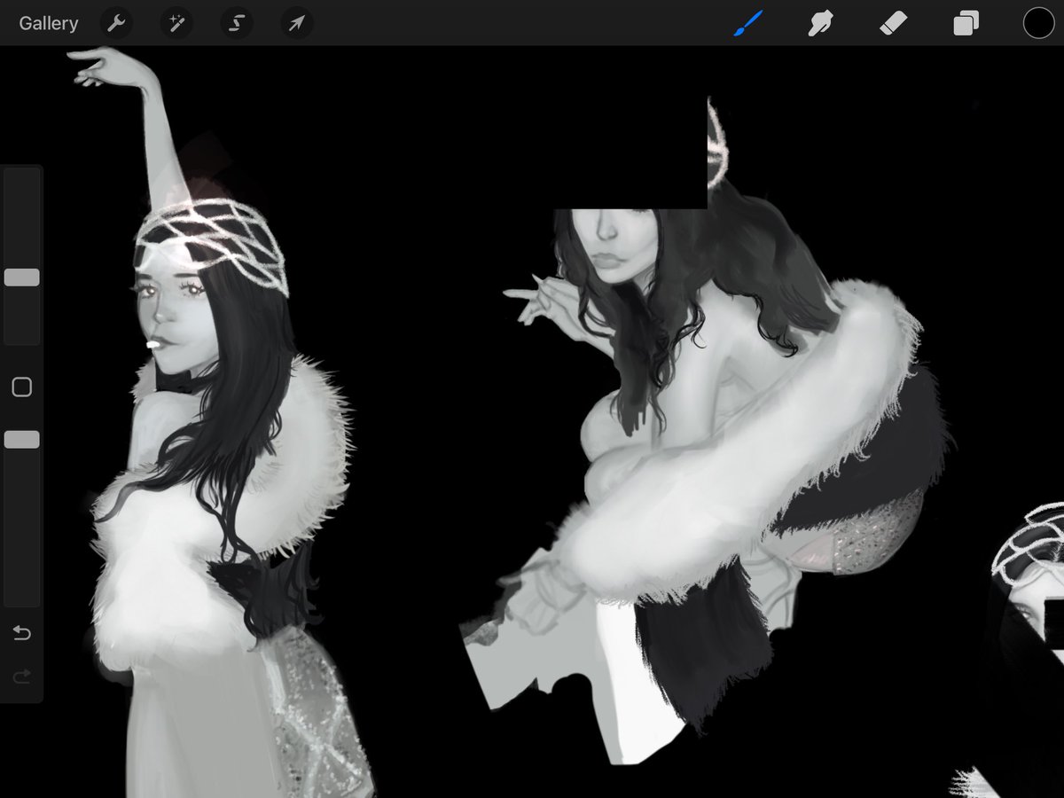 warmszn's tweet photo. tears :(((
Procreate glitched and took a fat chunk out of my drawing https://t.co/JSG8Z2pbgY