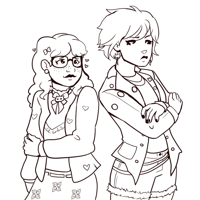 Faith and Jess ✨#videohorrorsociety #vhsfanart 