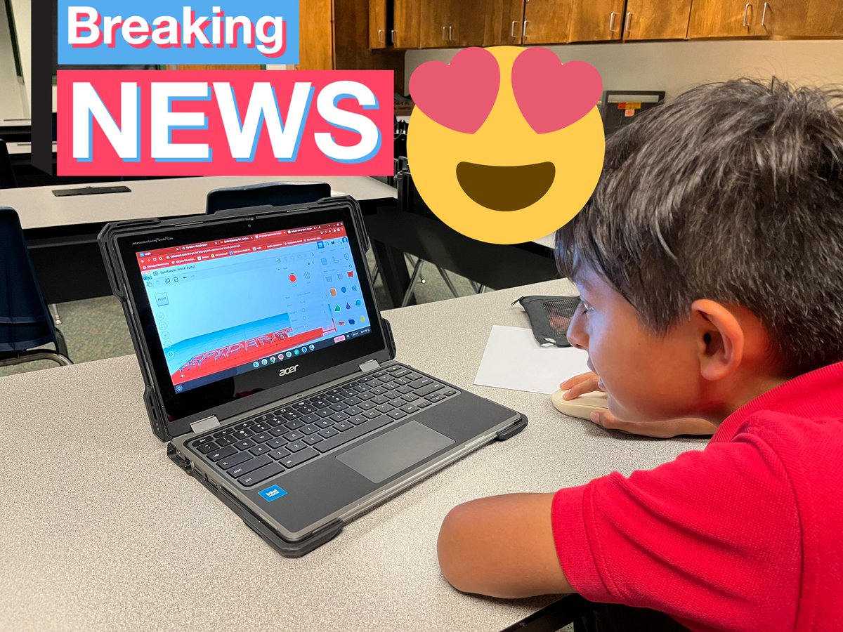 MrsHuber_DLC's tweet photo. Was so pleased to work with this creative @KeyesTigerCubs 5th grader as he worked through his ideas for a spider robot with @tinkercad ! Thanks @MsVazquezz ! This is only the beginning! @IISD_iLearn @Enrichment_IISD https://t.co/Kp5ueTh6u1