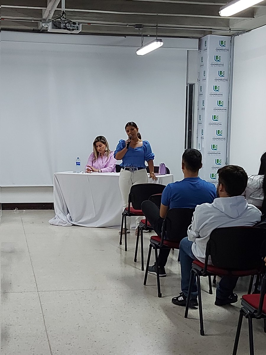 cechaux's tweet photo. @uccibaguespinal @Patoizquierdo @RectoraUCC. Hoy con la visita de la Personera municipal y la Contralora municipal encargada, hablamos de liderazgo femenino. https://t.co/R5ZY9u10V6